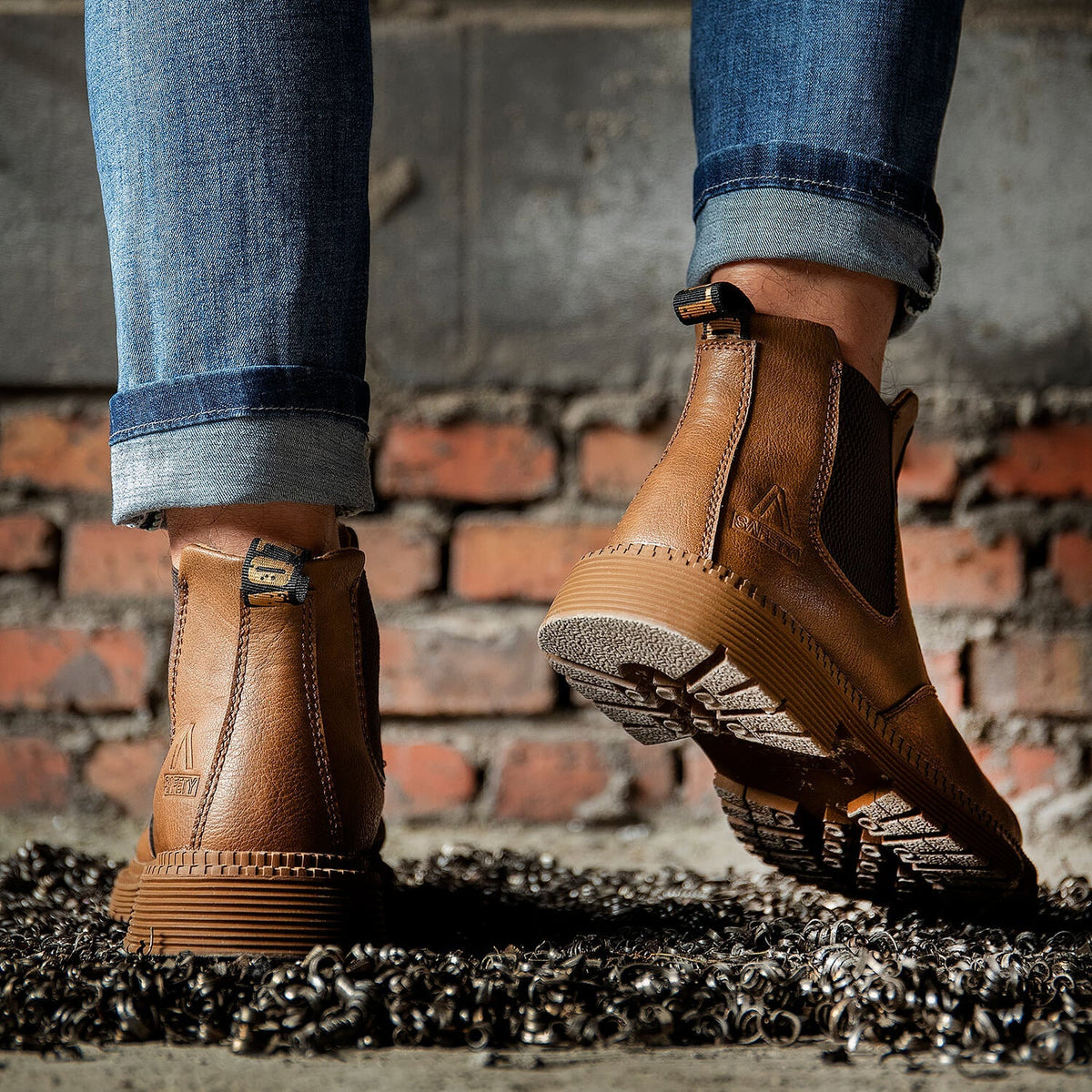 Anchor Steel Toe Chelsea Work Boot