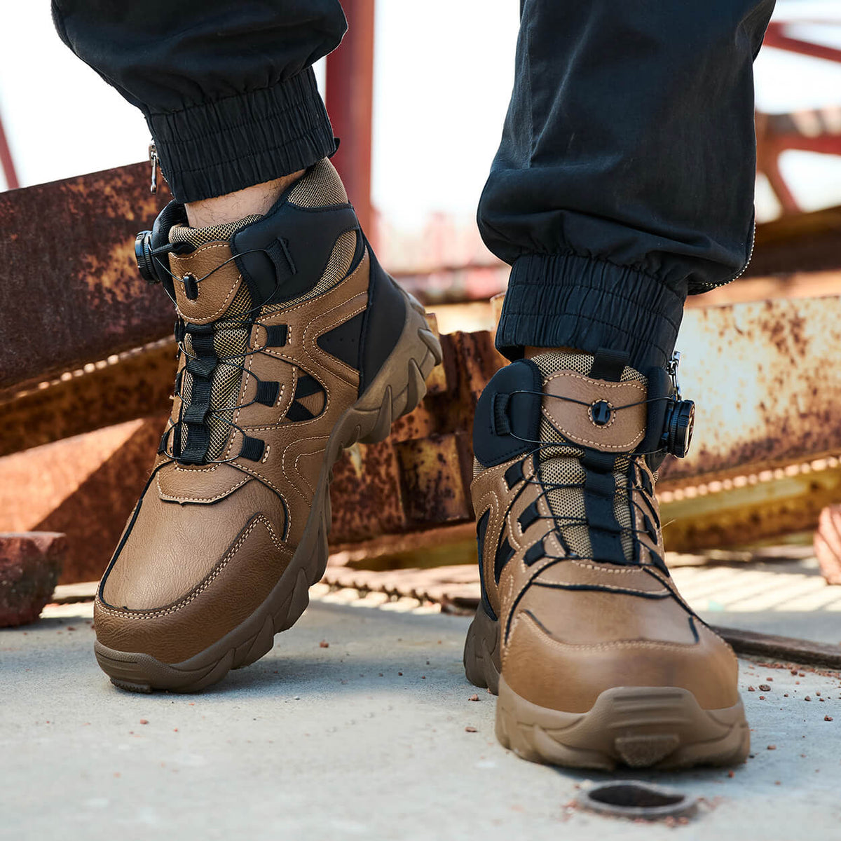 Fortis 6" Dial-Lacing Steel Toe Work Boot